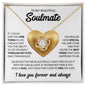 To My Beautiful Soulmate | I Love You, Forever & Always - Love Knot Necklace