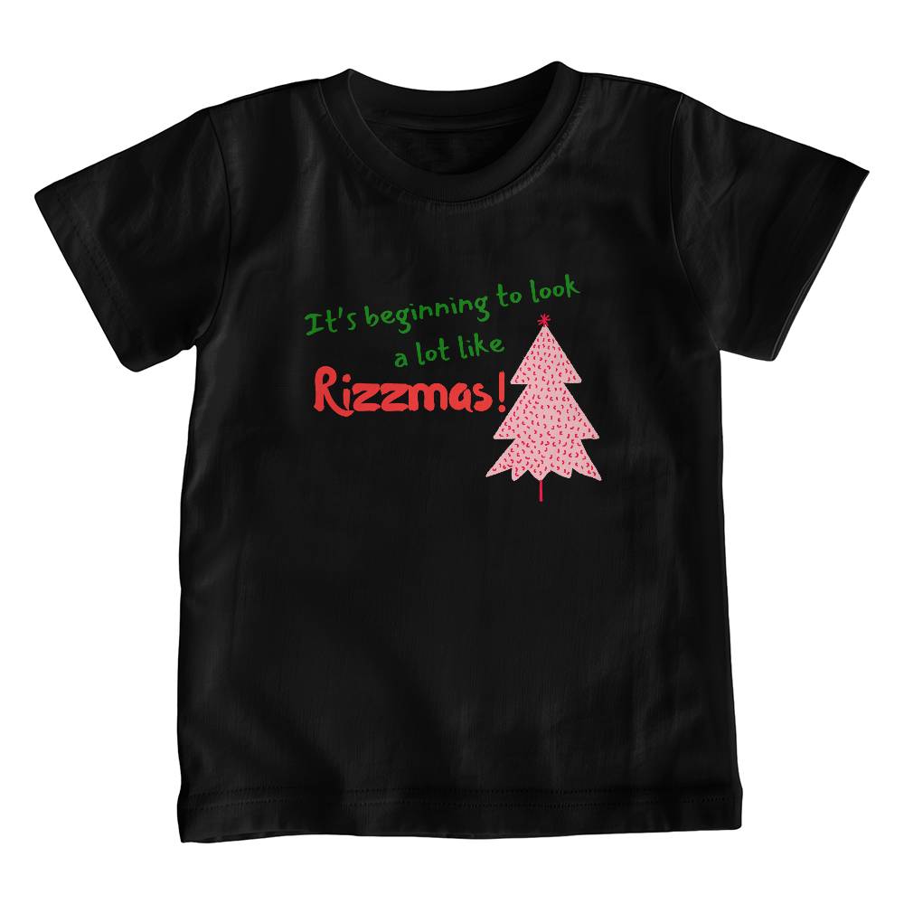 It's beginning to look a lot like Rizzmas! Kid's shirt.