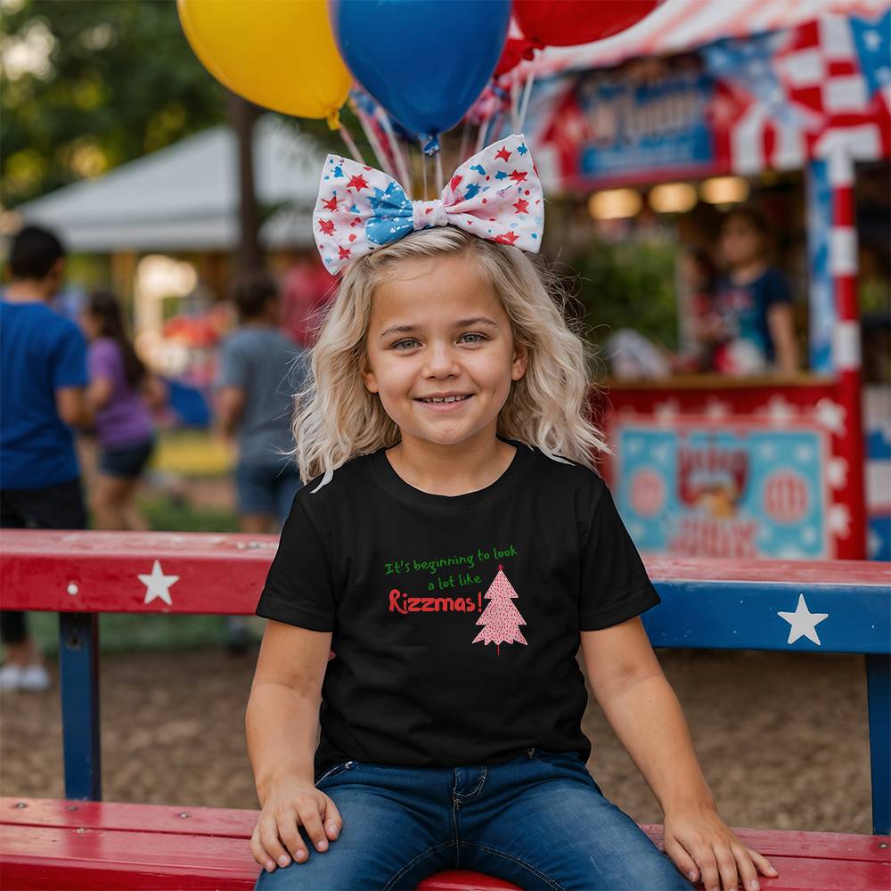 It's beginning to look a lot like Rizzmas! Kid's shirt.