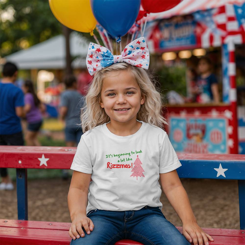 It's beginning to look a lot like Rizzmas! Kid's shirt.